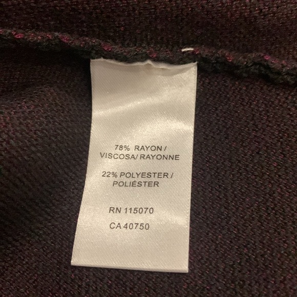 NWOT Nina Leonard Jacquard Long Sleeve Sweater Dress Size Large - Picture 8 of 9